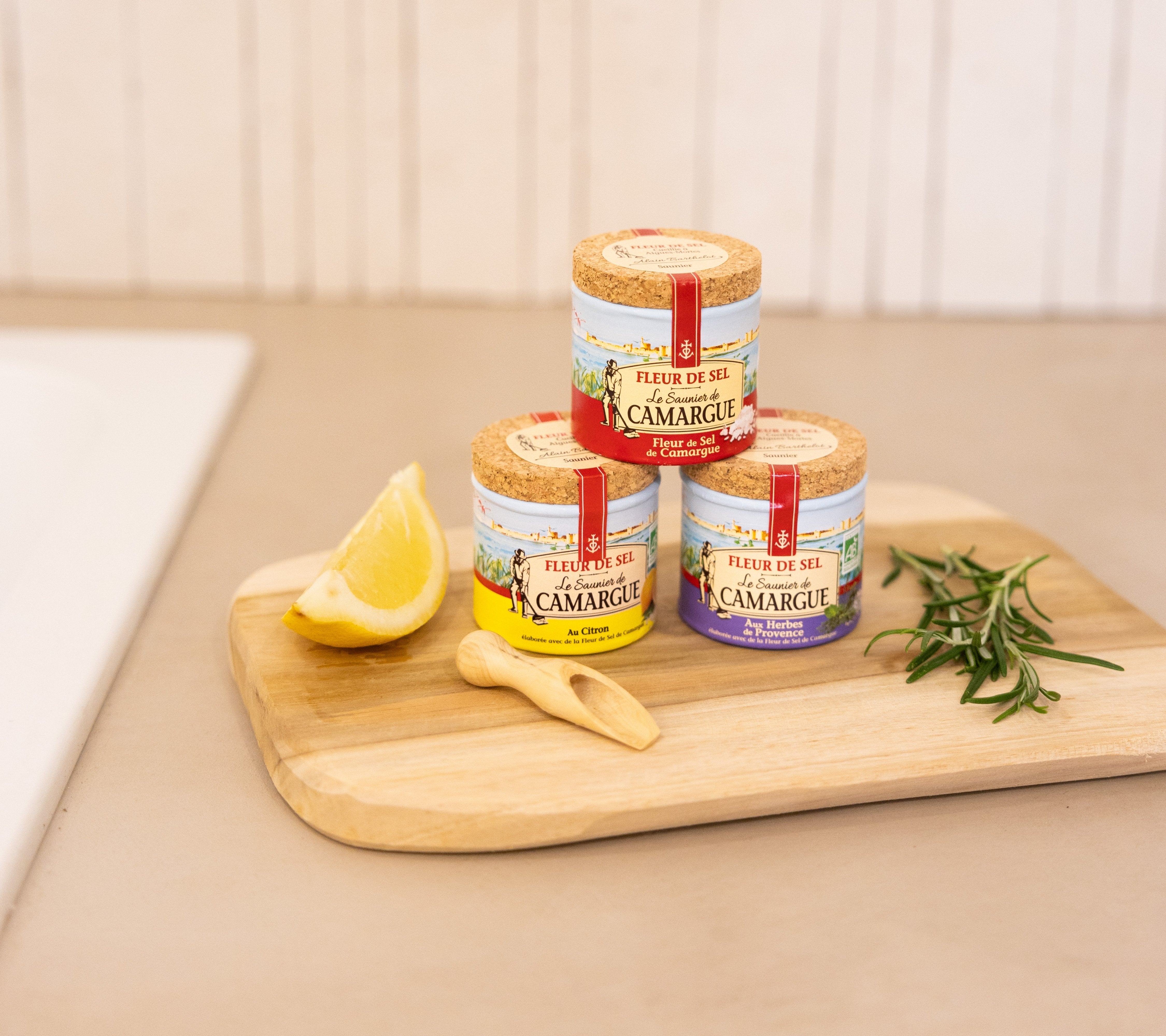 fleur-de-sel-trio-saunier-camargue-perfect-pairing-table - Céline en Provence