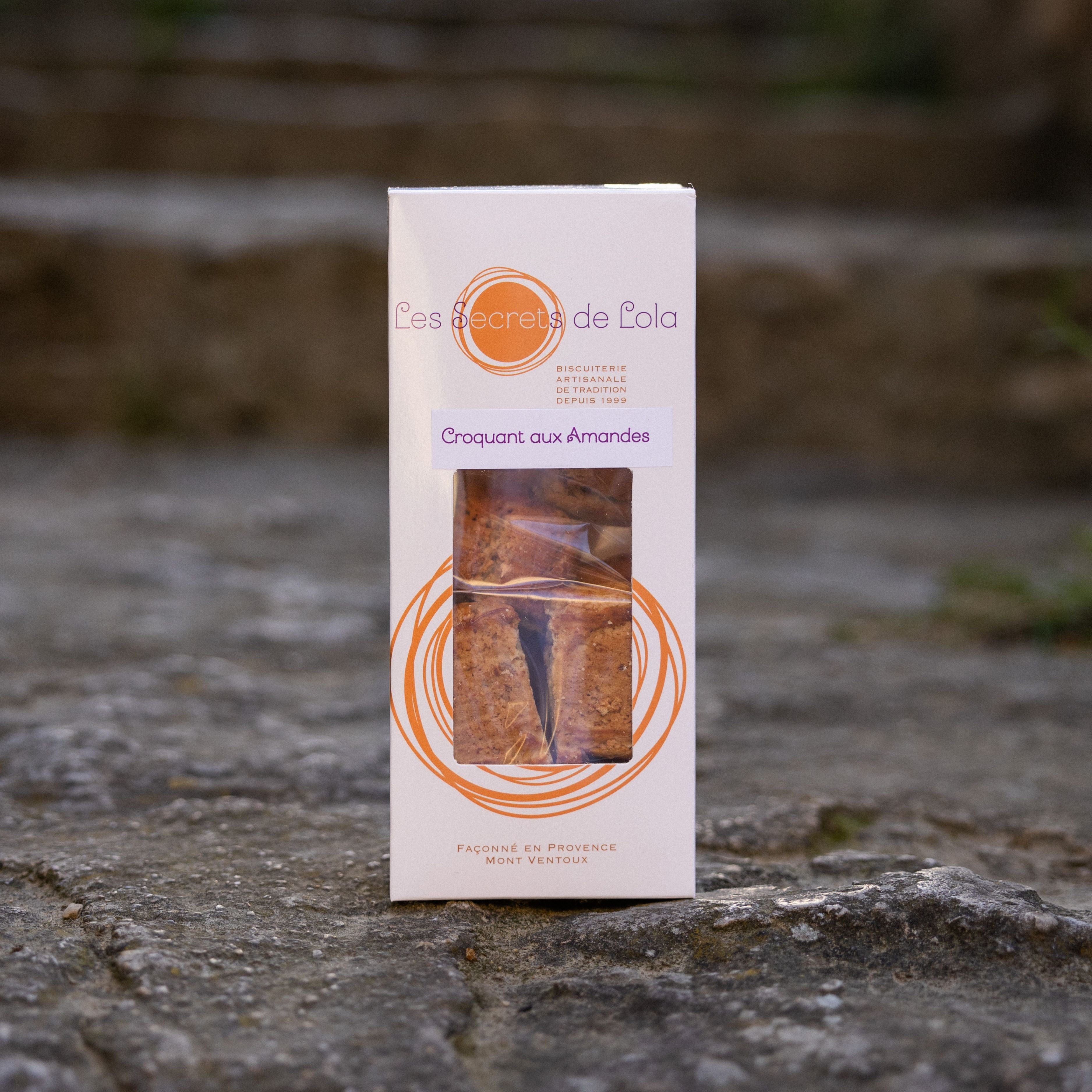 A stack of almond croquants, crunchy Provençal biscuits with a hint of vanilla, perfect for a sweet snack.