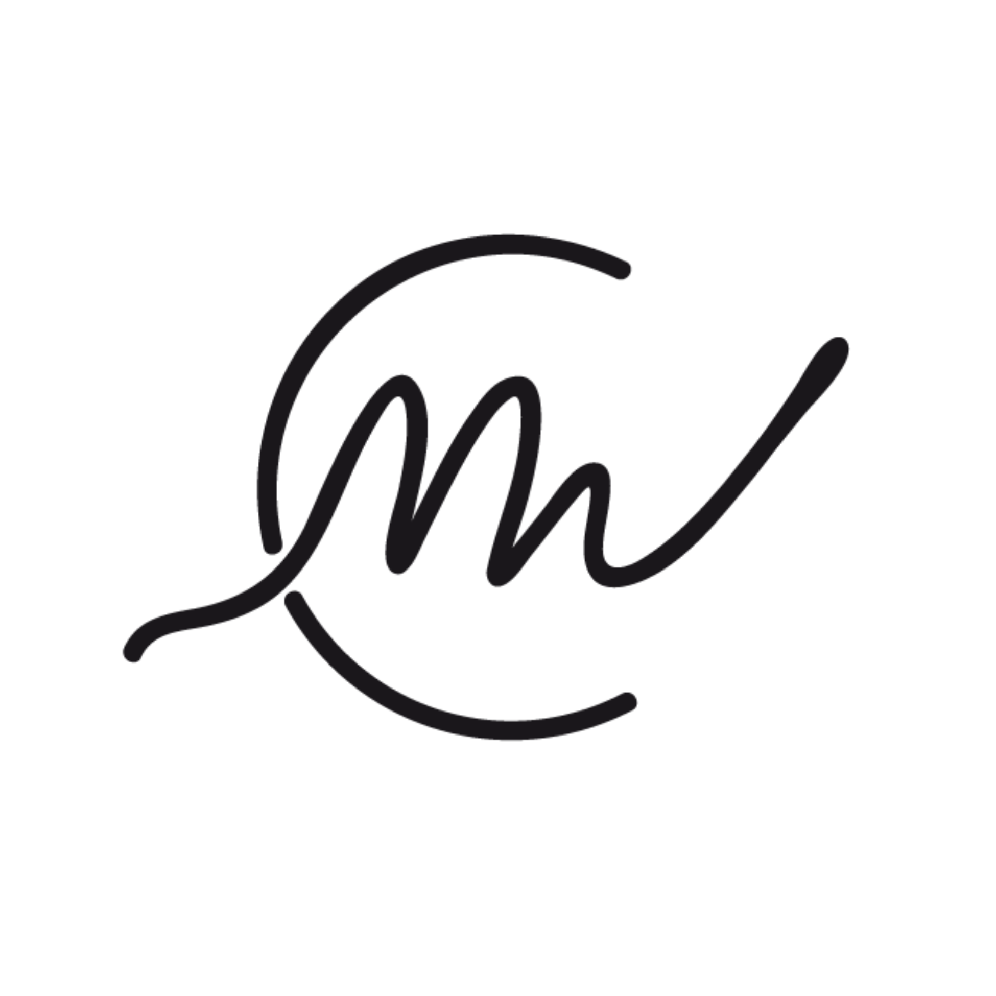 Logo of Mathilde Christol, freelance illustrator based in the Luberon region of Provence.

