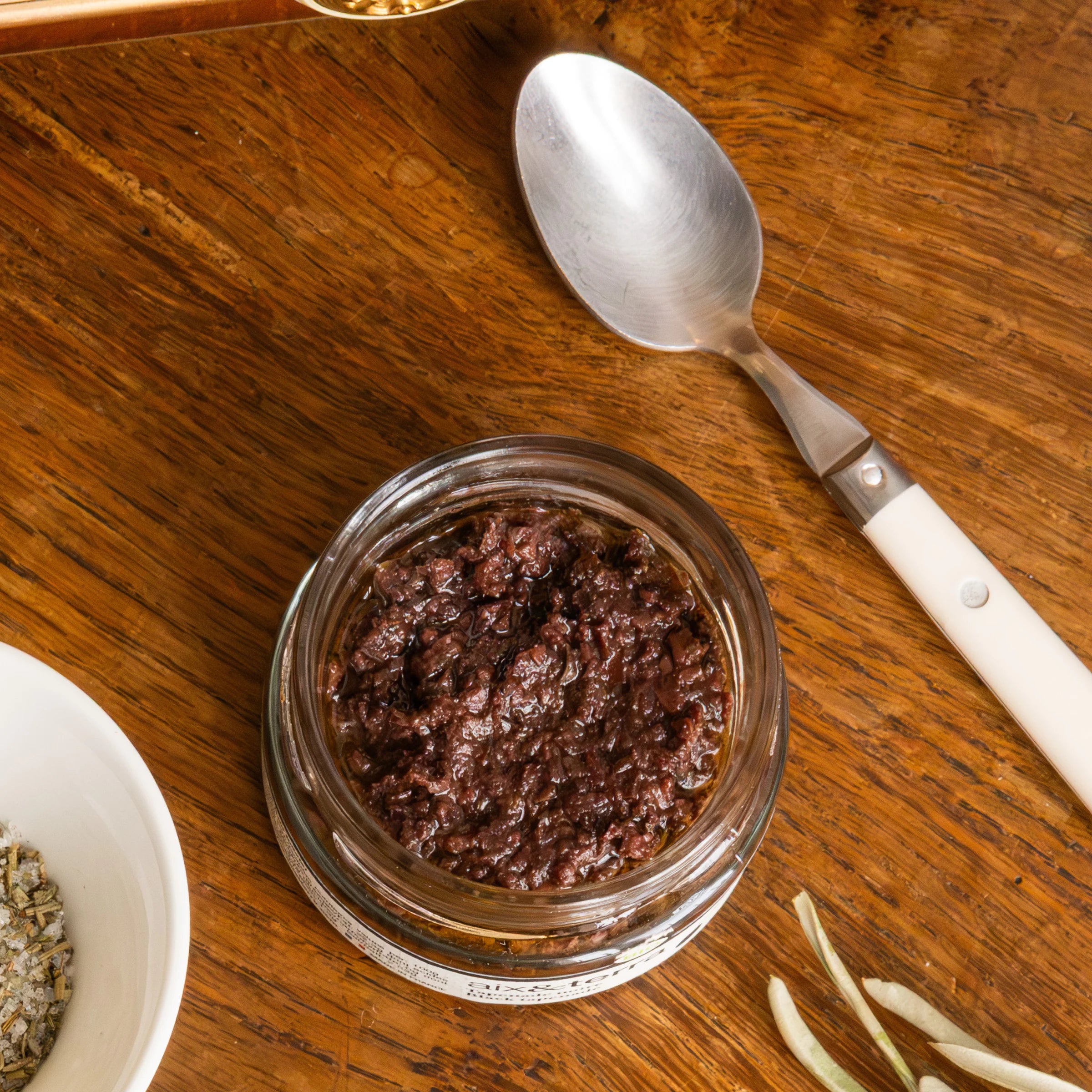 Aix&Terra organic black tapenade jar 100g, Le goût de la Provence, made in France