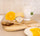 Organic lavender honey from Grand Luberon paired with bread, orange and herbal tea for a Provençal breakfast